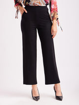 Black High Waist Straight Leg Women‚Äôs Pants