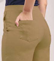 Olive High Waist Straight Leg Women‚Äôs Pants