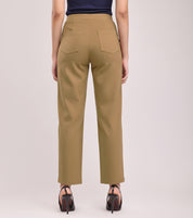 Olive High Waist Straight Leg Women‚Äôs Pants