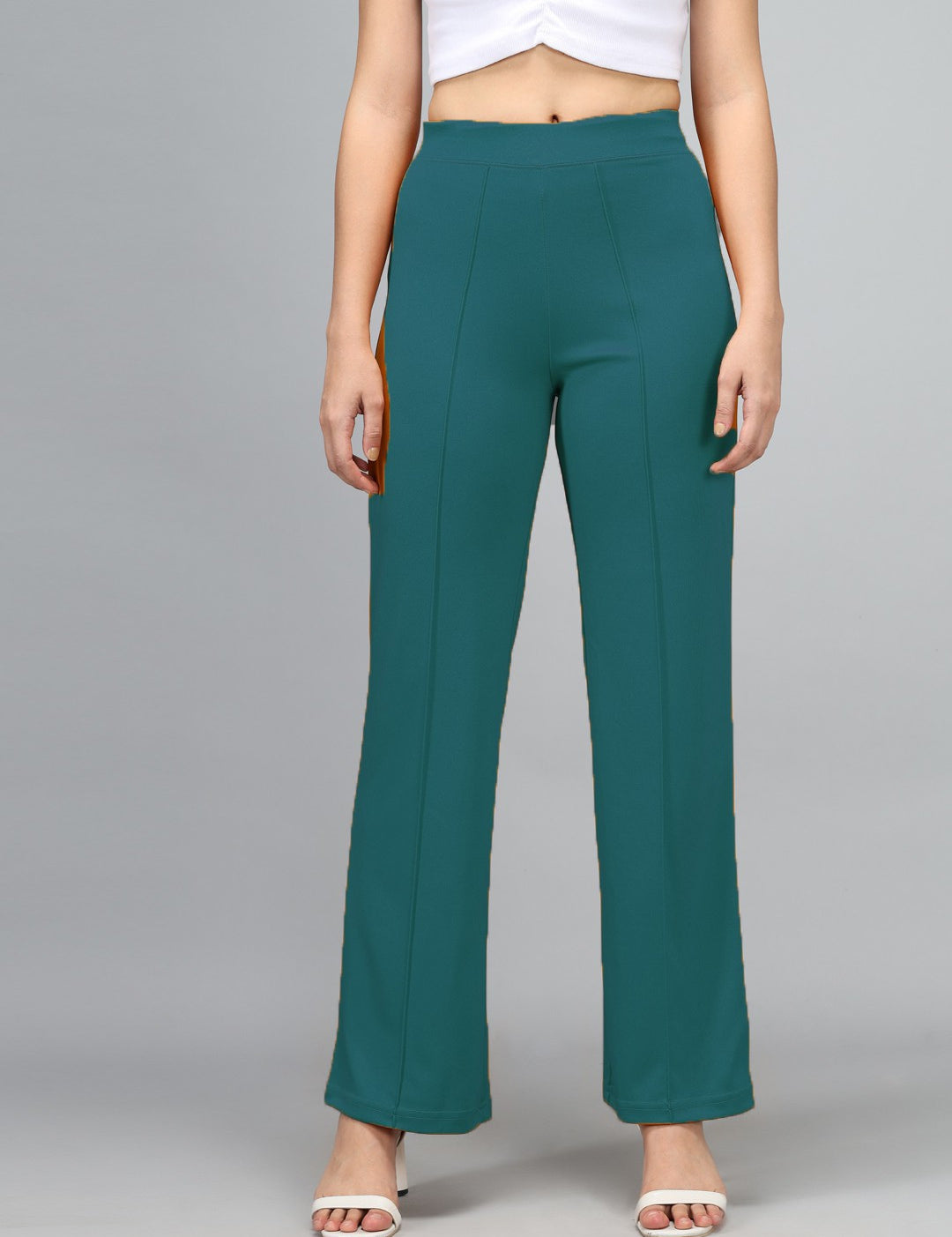 KOTTY Regular Fit Women Blue Trousers 