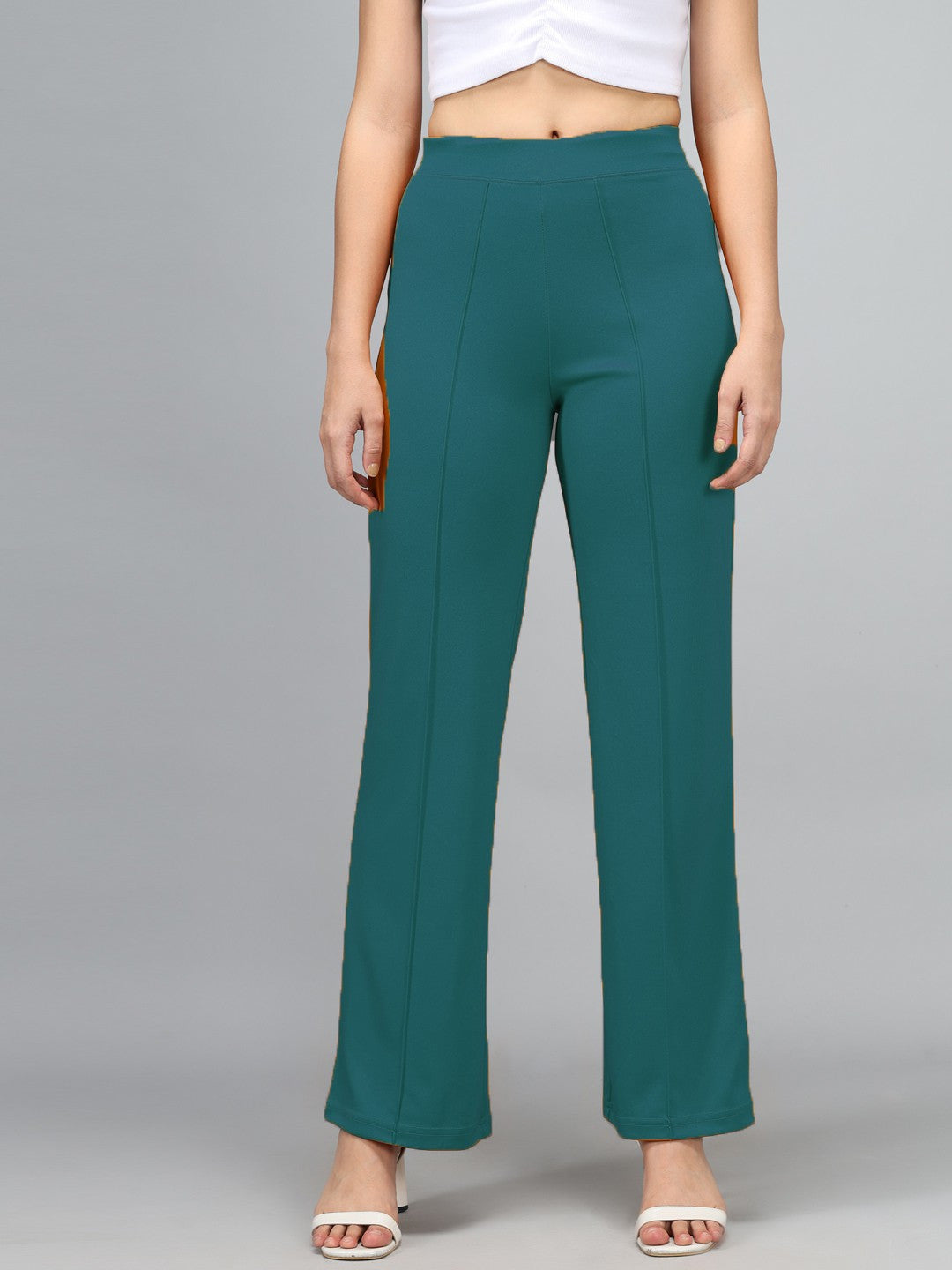 KOTTY Regular Fit Women Blue Trousers 