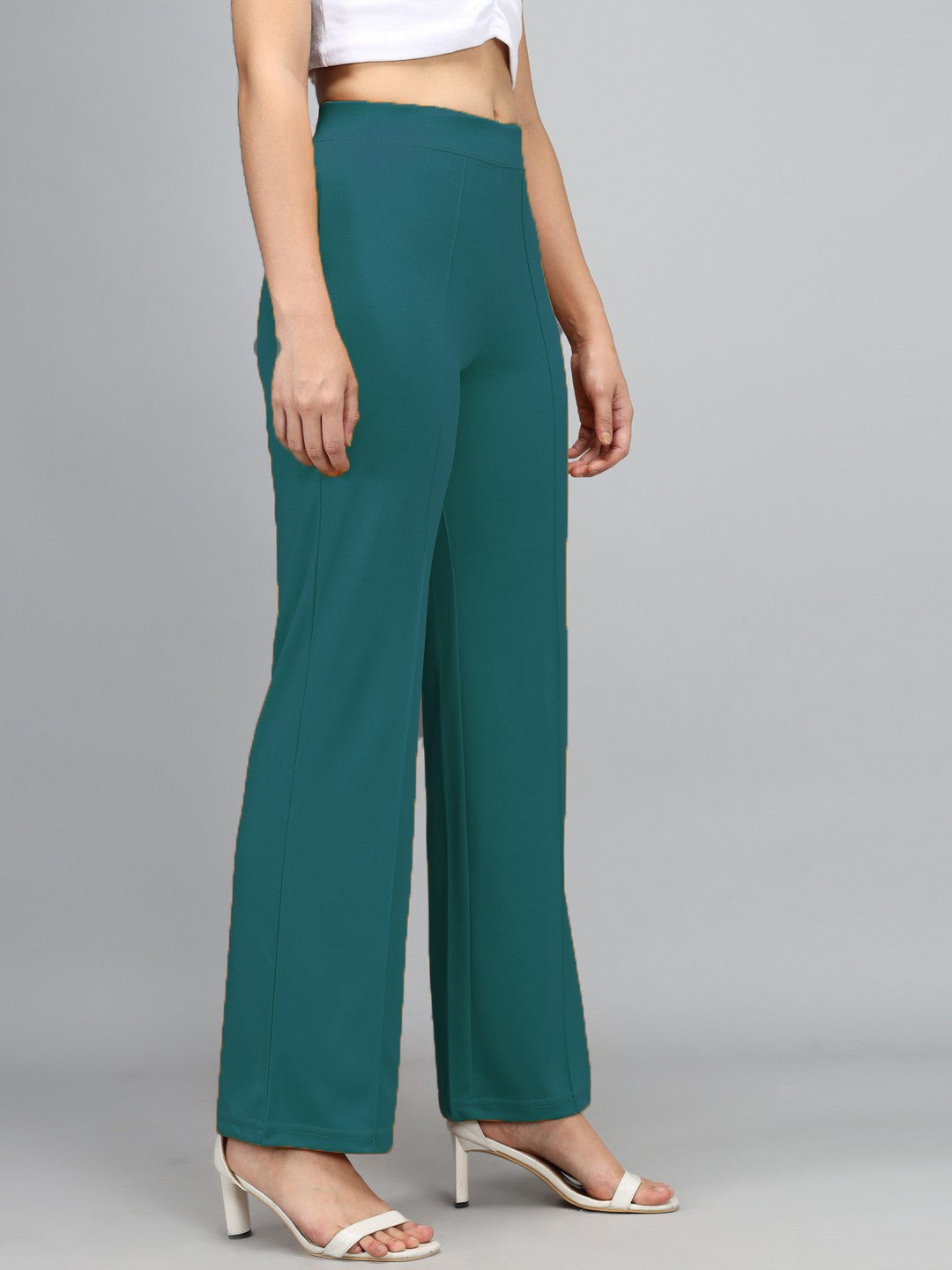 KOTTY Regular Fit Women Blue Trousers 
