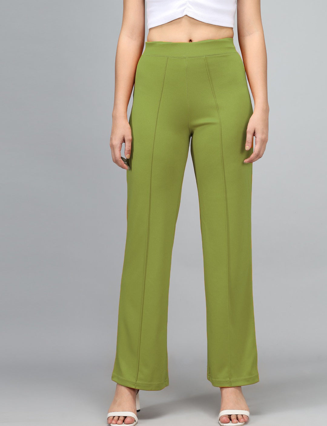 KOTTY Regular Fit Women Green Trousers 