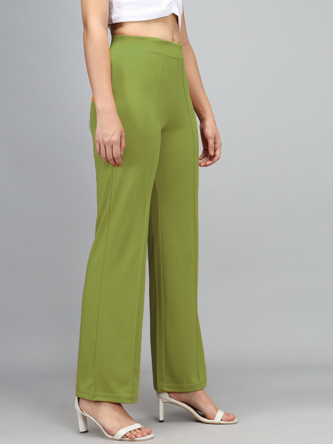 KOTTY Regular Fit Women Green Trousers 