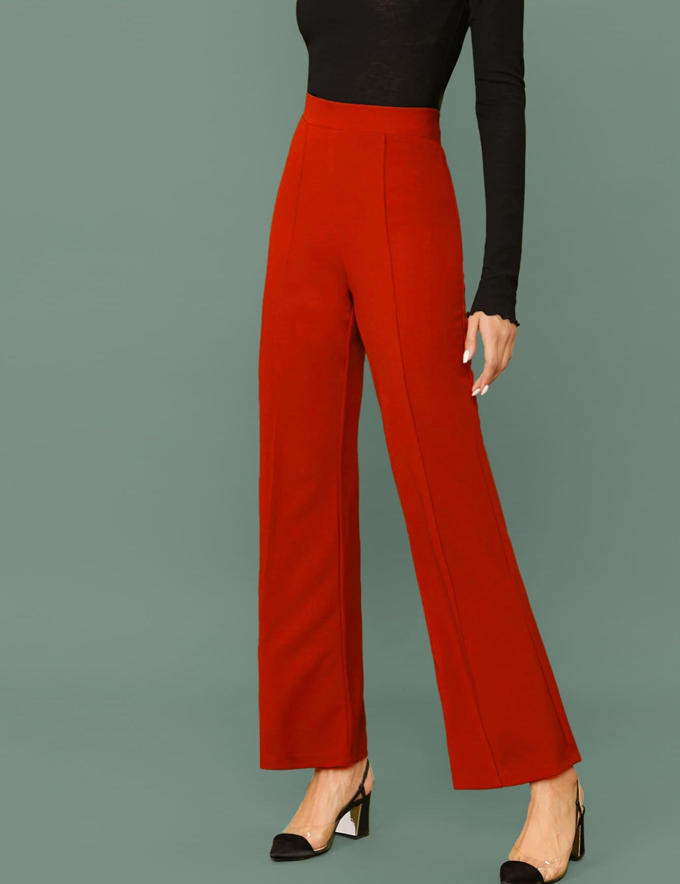 KOTTY Regular Fit Women Maroon Trousers 