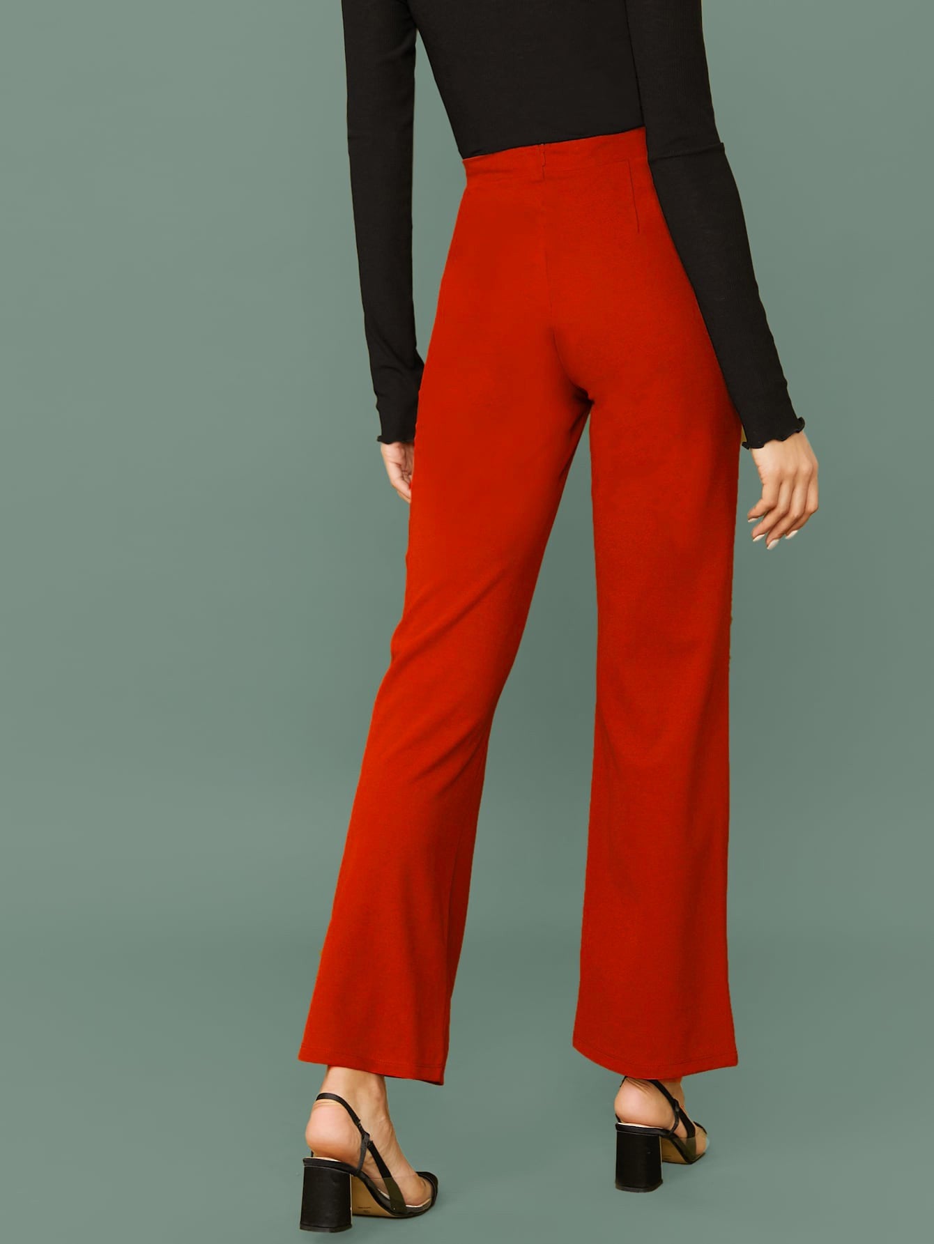 KOTTY Regular Fit Women Maroon Trousers 