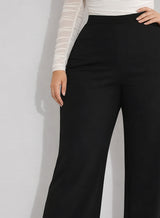 Women’s Black High Waist Wide Leg Pants