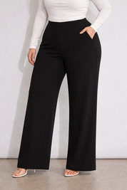 Women’s Black High Waist Wide Leg Pants
