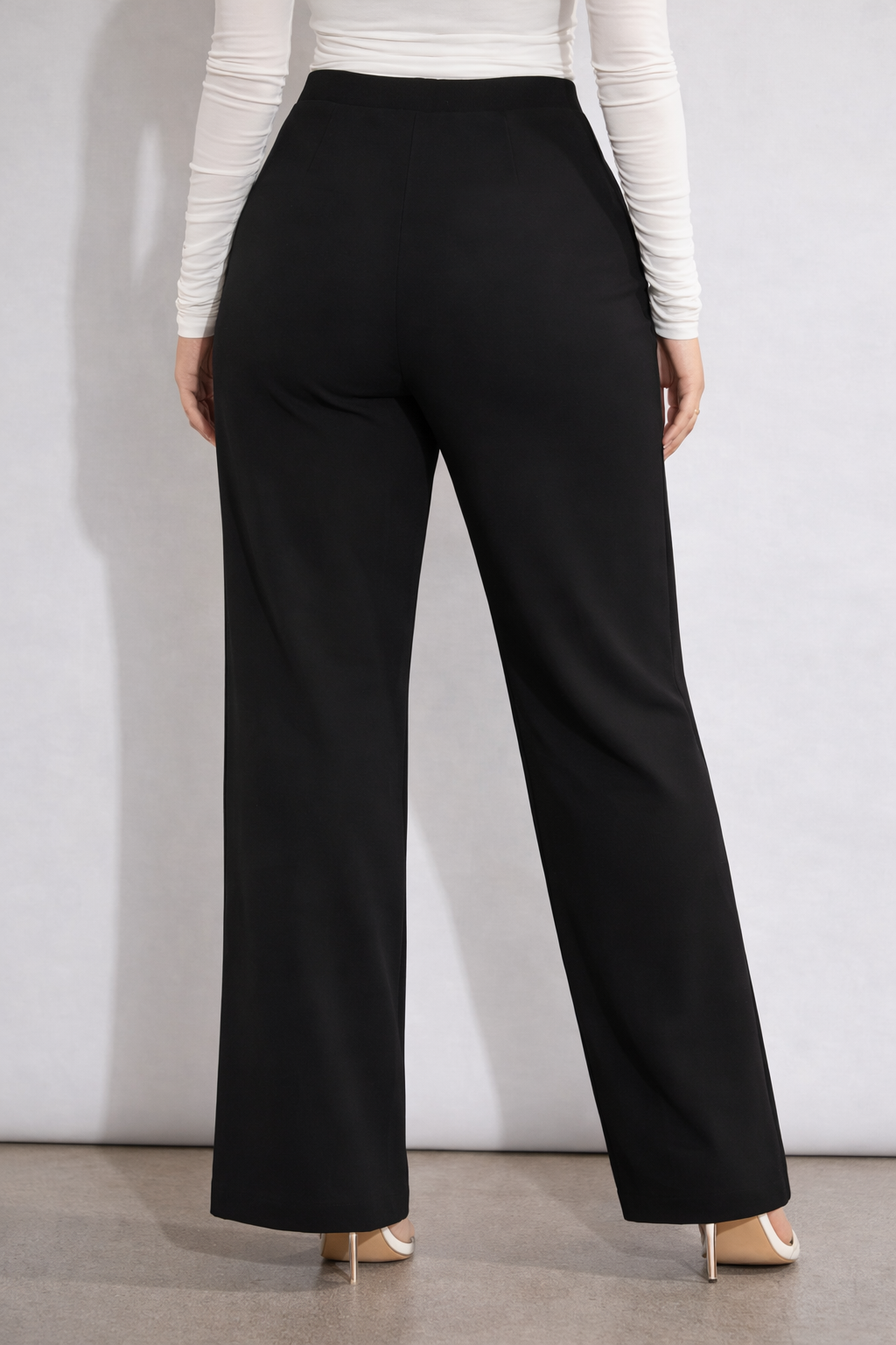 Women’s Black High Waist Wide Leg Pants