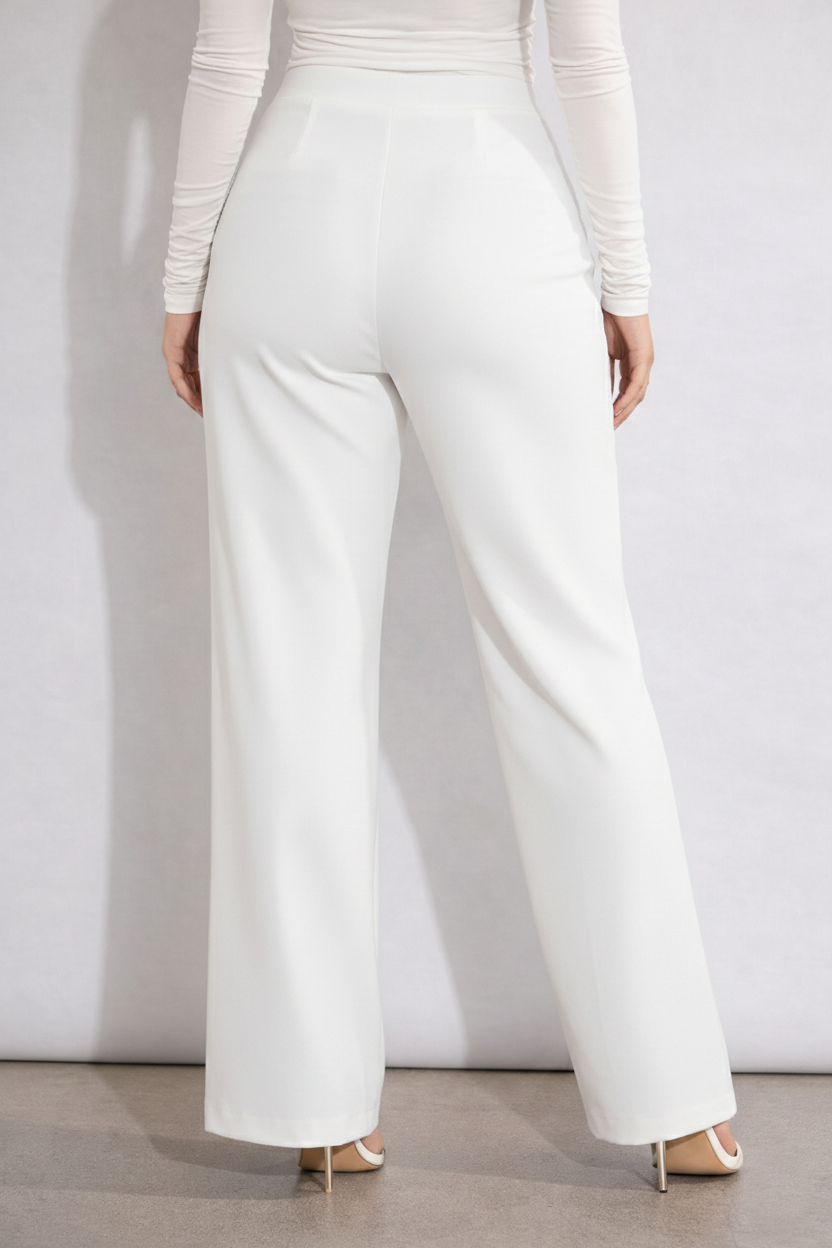 Women’s Black High Waist Wide Leg Pants