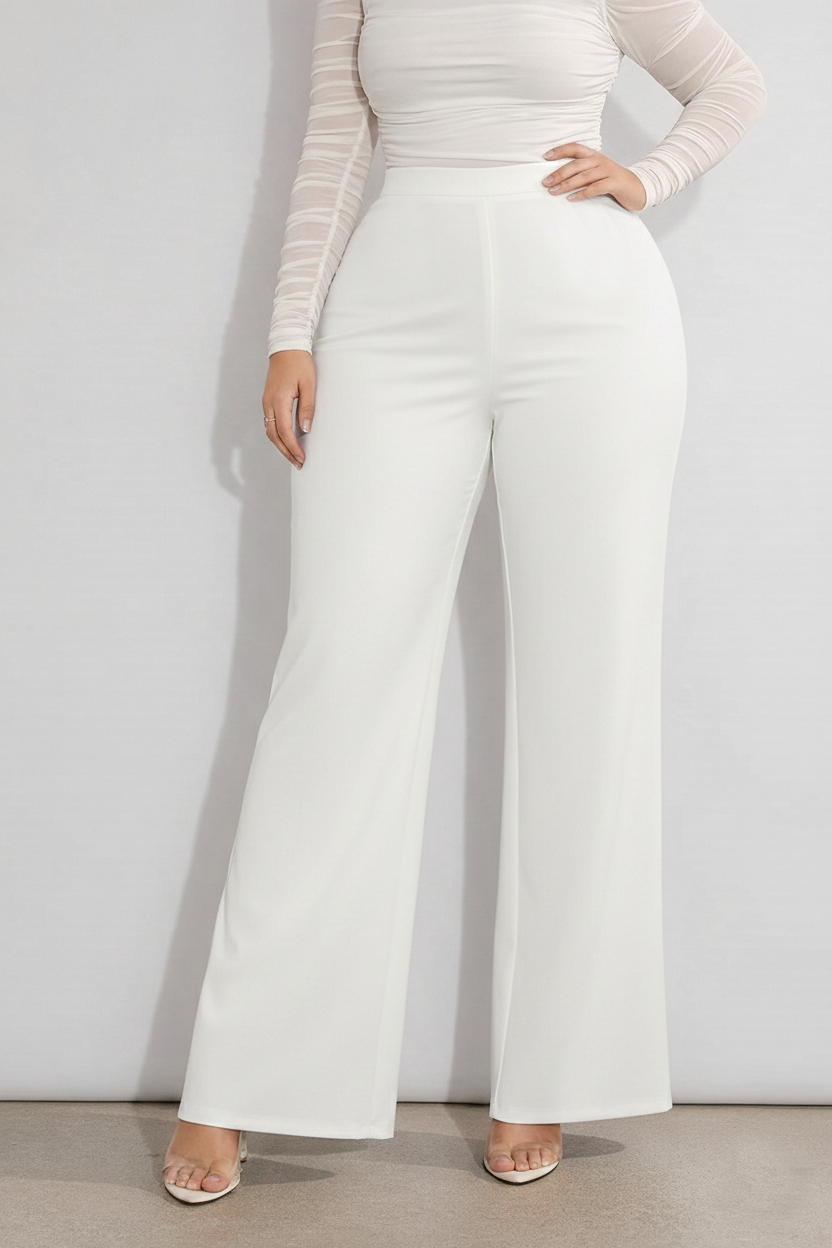 Women’s Black High Waist Wide Leg Pants