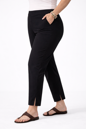 Women’s Black Straight Leg Ankle Pants