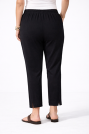 Women’s Black Straight Leg Ankle Pants