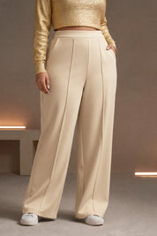 Women's Plus Size wide leg Baig Trousers