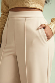 Women's Plus Size wide leg Baig Trousers