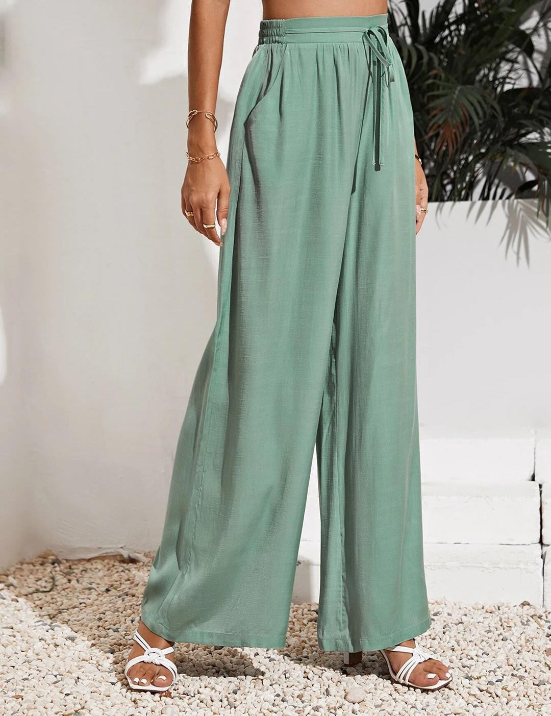 KOTTY Womens Solid Attractive High Rise Pant
