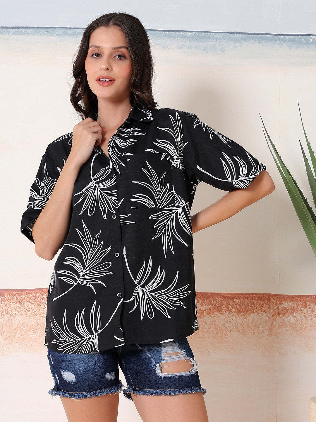 KOTTY Women Printed Casual Multicolor Shirt