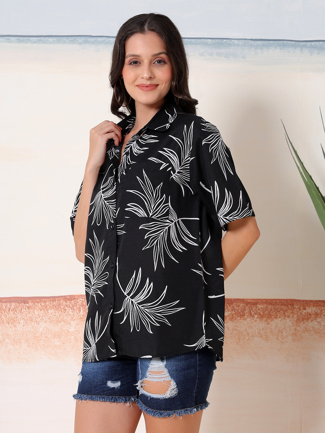KOTTY Women Printed Casual Multicolor Shirt