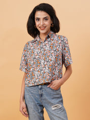 KOTTY Women Printed Casual Multicolor Shirt