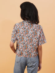 KOTTY Women Printed Casual Multicolor Shirt