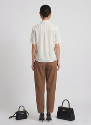 Women's Striped Shirt with Trousers