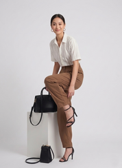 Women's Striped Shirt with Trousers