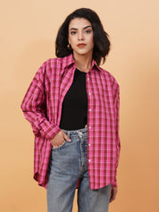 KOTTY Women Checkered Casual Multicolor Shirt