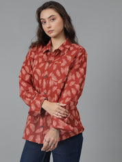 KOTTY Women Printed Casual Multicolor Shirt