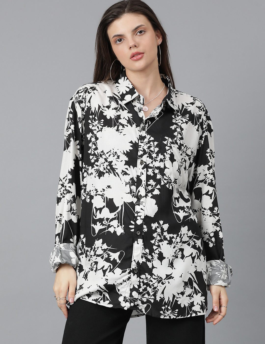 KOTTY Women Printed Casual Multicolor Shirt