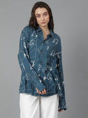 KOTTY Women Printed Casual Multicolor Shirt