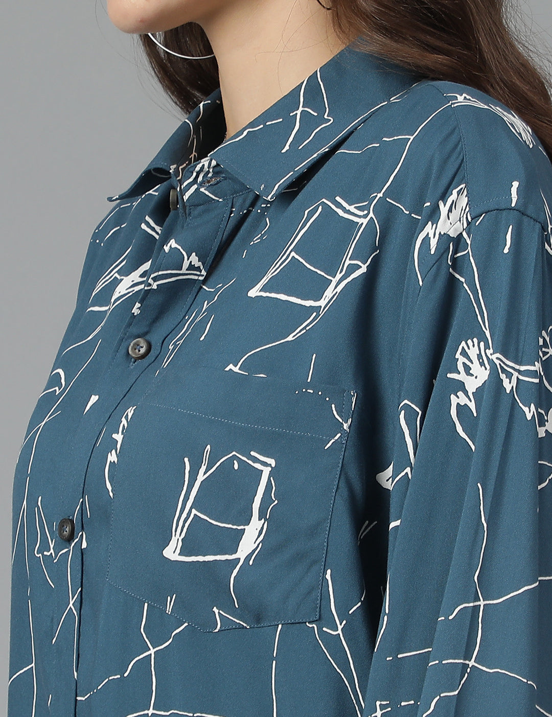 KOTTY Women Printed Casual Multicolor Shirt