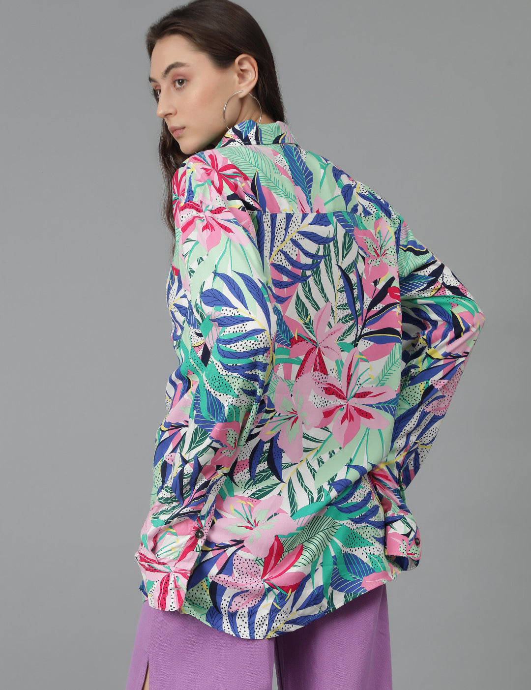 KOTTY Women Printed Casual Multicolor Shirt