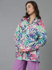KOTTY Women Printed Casual Multicolor Shirt