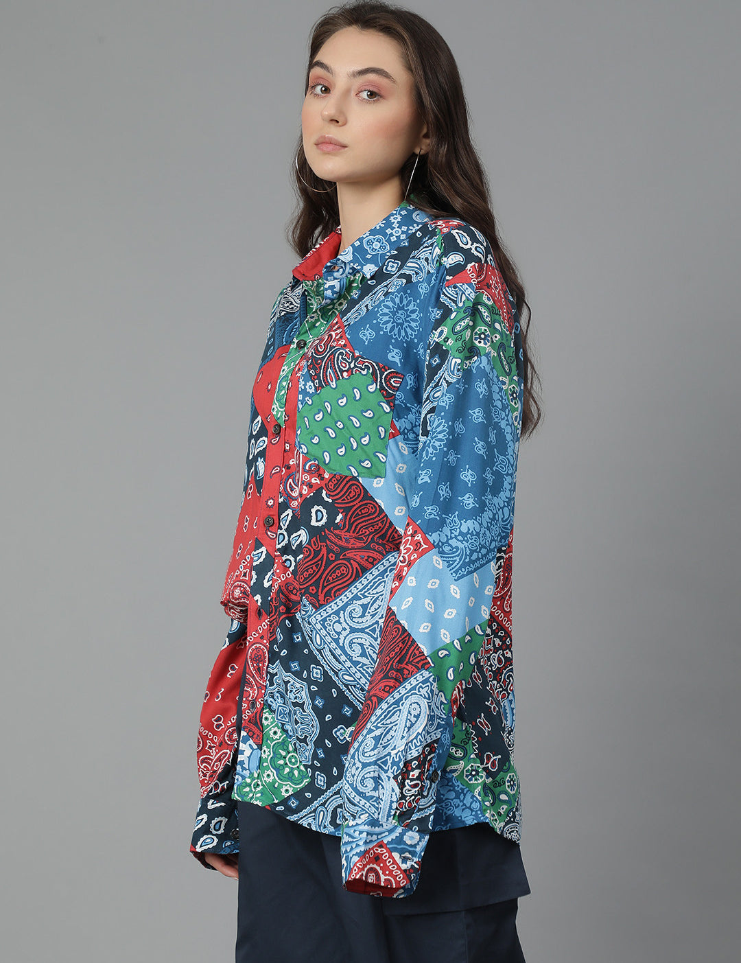 KOTTY Women Printed Casual Multicolor Shirt