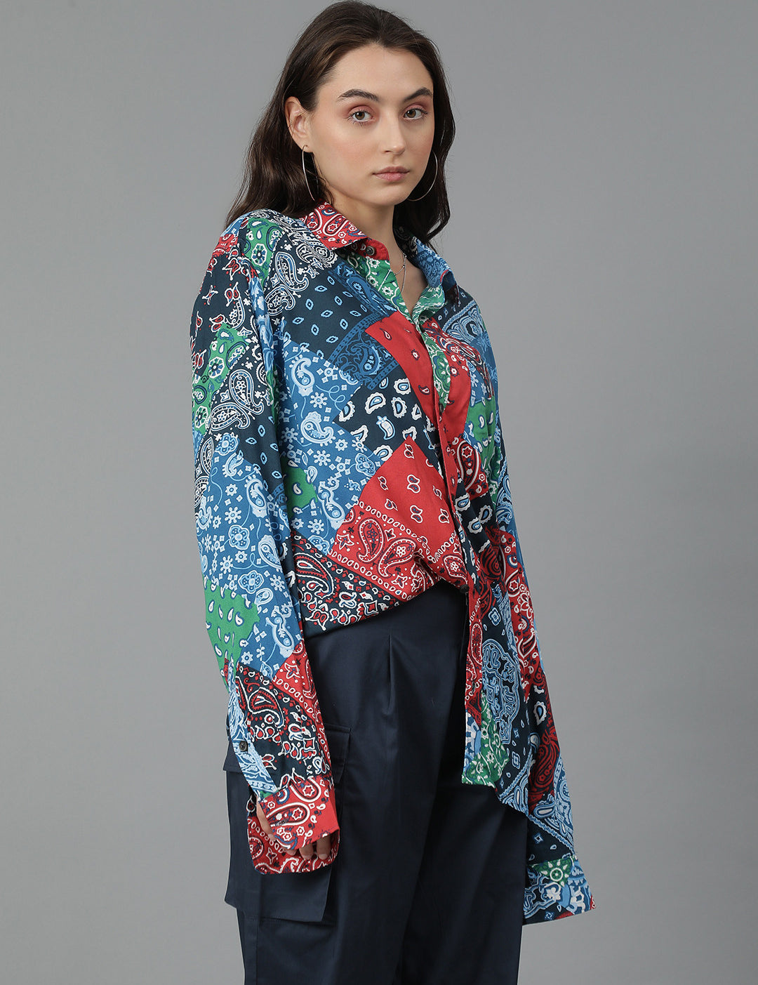 KOTTY Women Printed Casual Multicolor Shirt