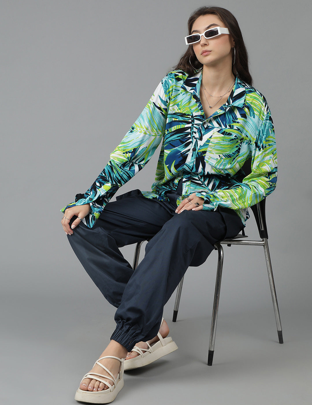 KOTTY Women Printed Casual Multicolor Shirt