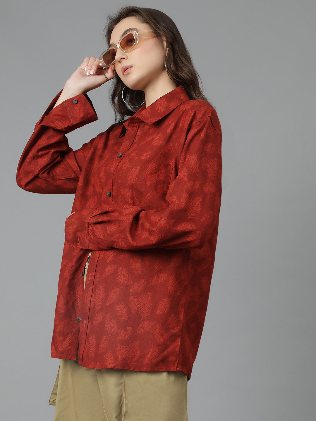 KOTTY Women Printed Casual Multicolor Shirt