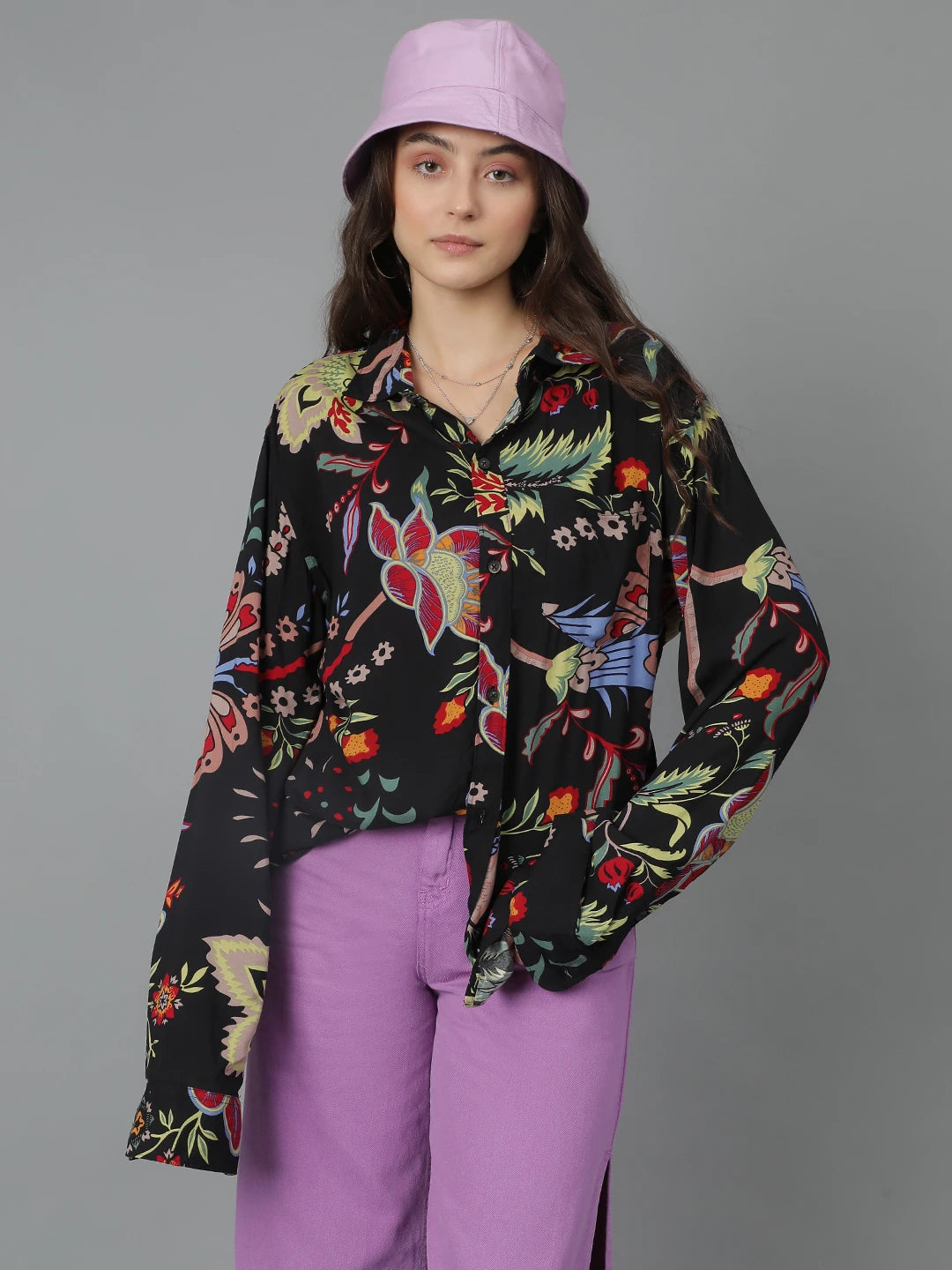 KOTTY Women Printed Casual Multicolor Shirt