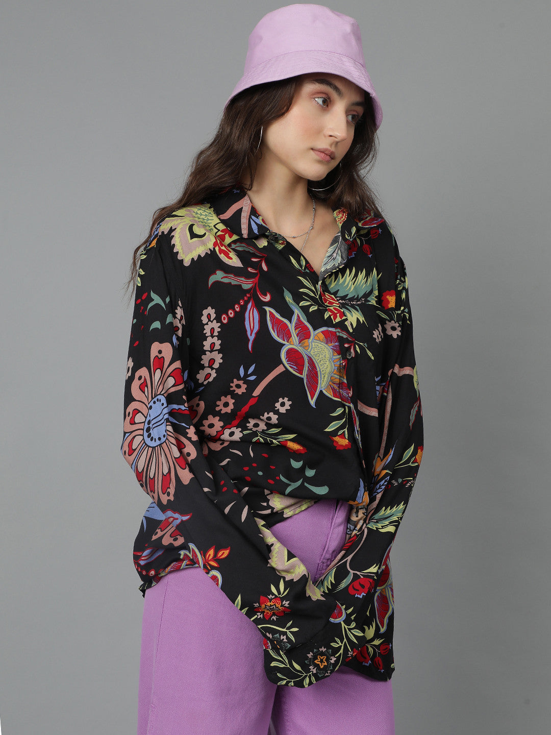 KOTTY Women Printed Casual Multicolor Shirt