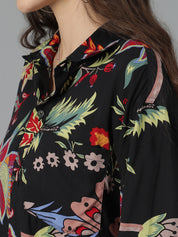 KOTTY Women Printed Casual Multicolor Shirt