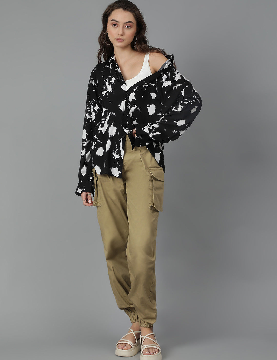 KOTTY Women Printed Casual Multicolor Shirt