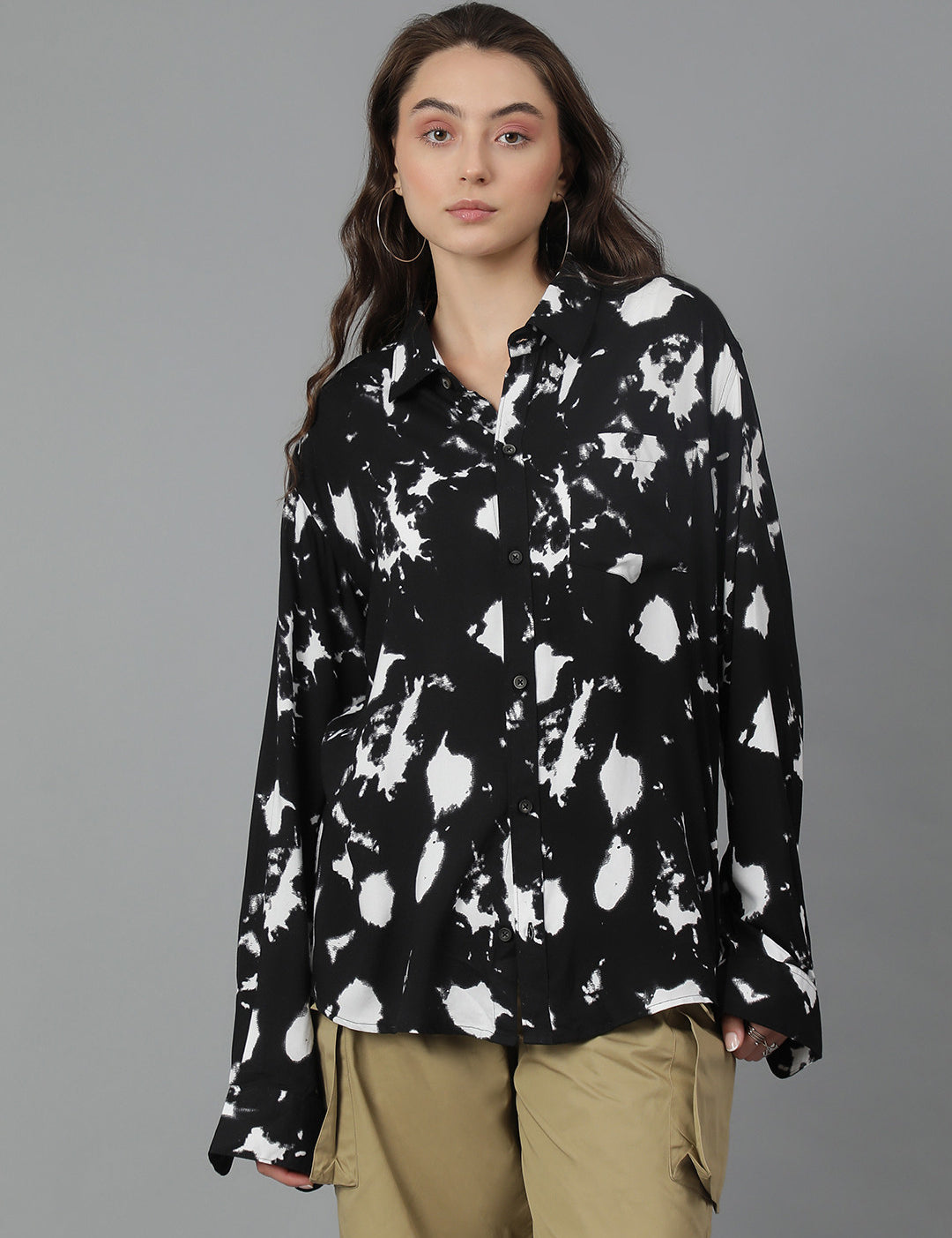 KOTTY Women Printed Casual Multicolor Shirt