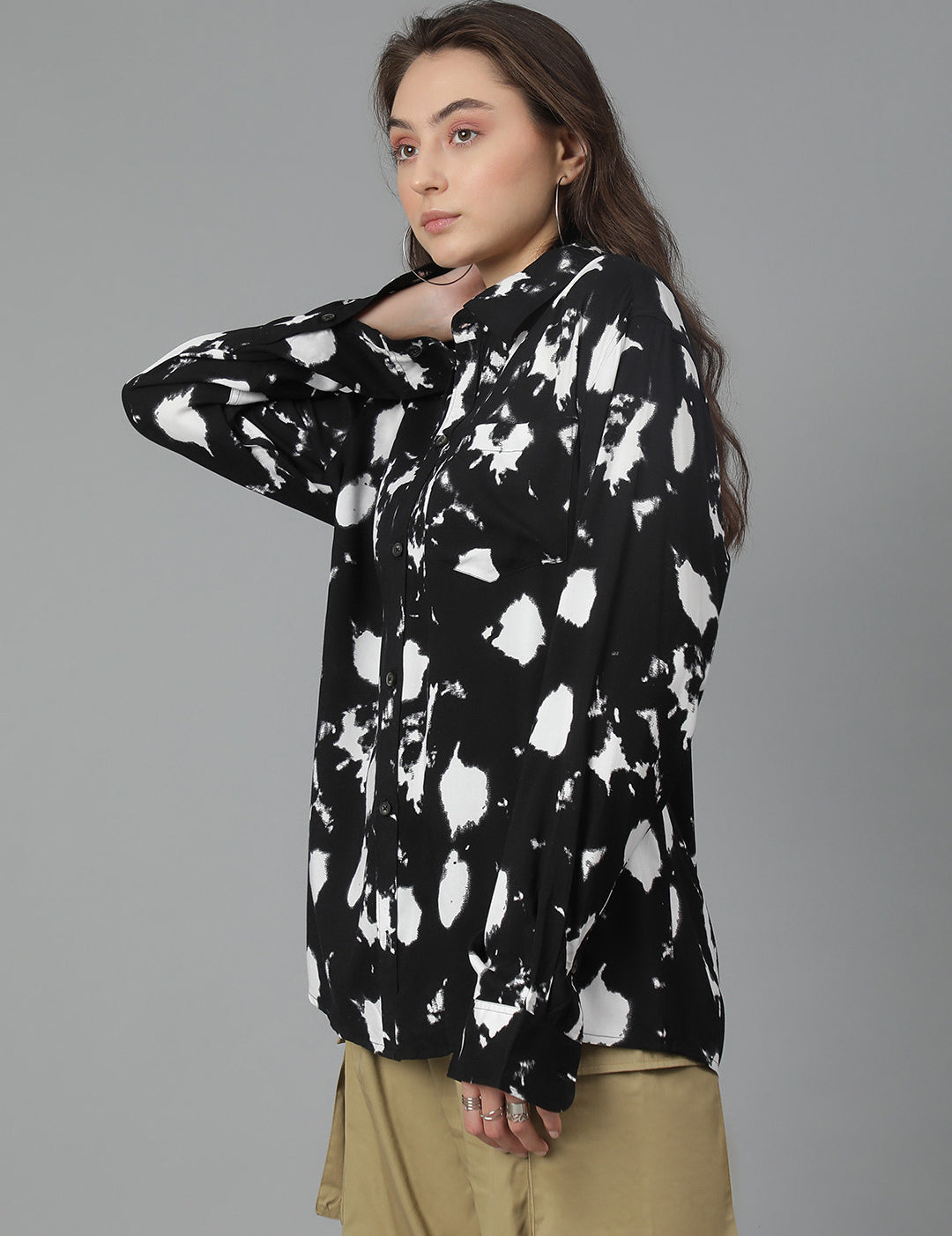 KOTTY Women Printed Casual Multicolor Shirt