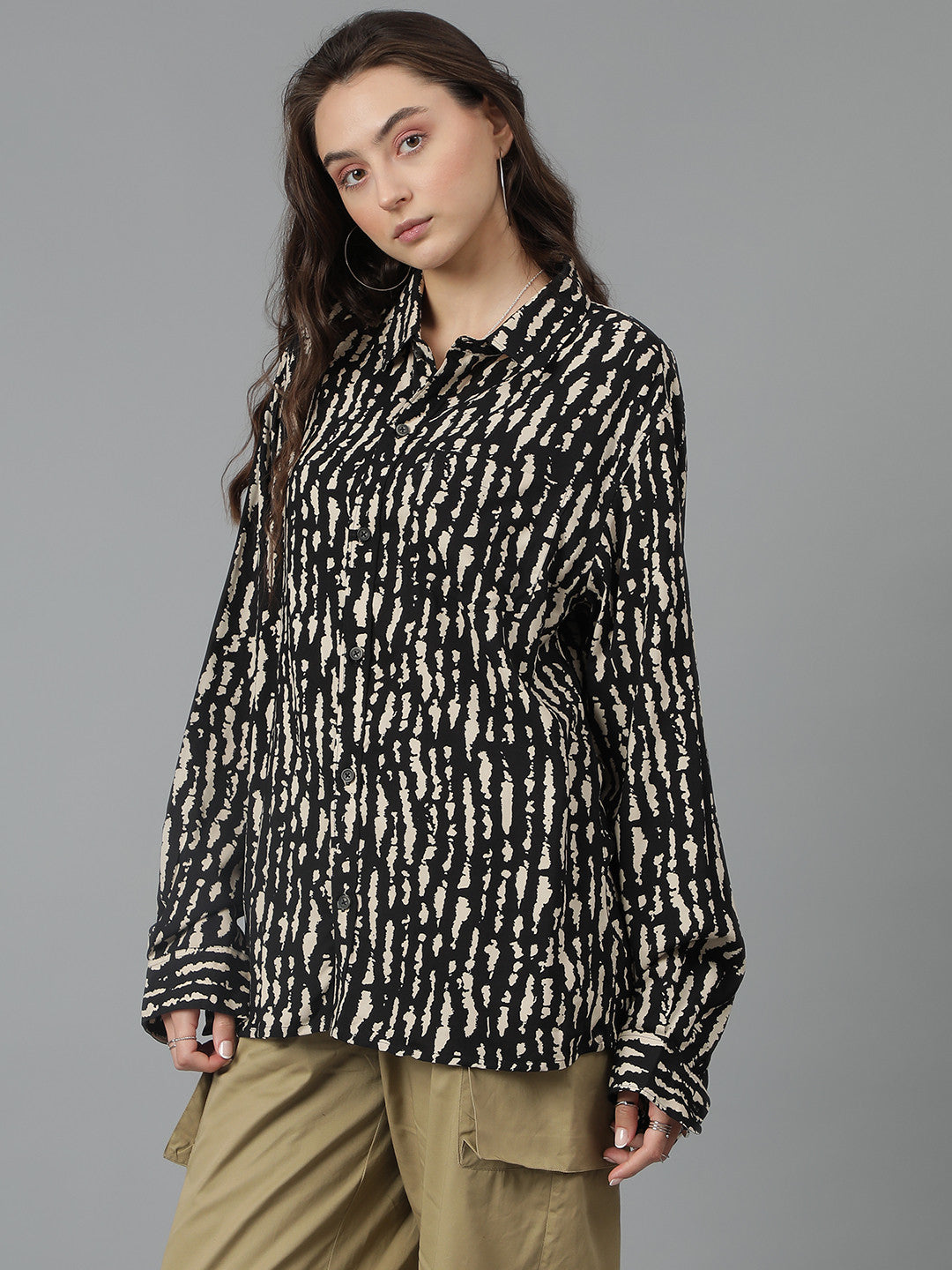 KOTTY Women Printed Casual Multicolor Shirt