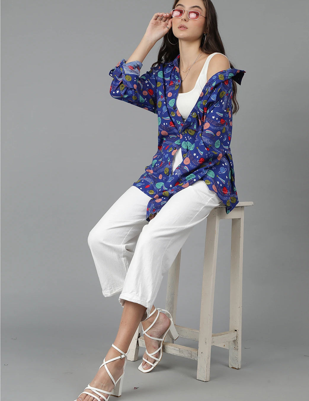 KOTTY Women Printed Casual Multicolor Shirt