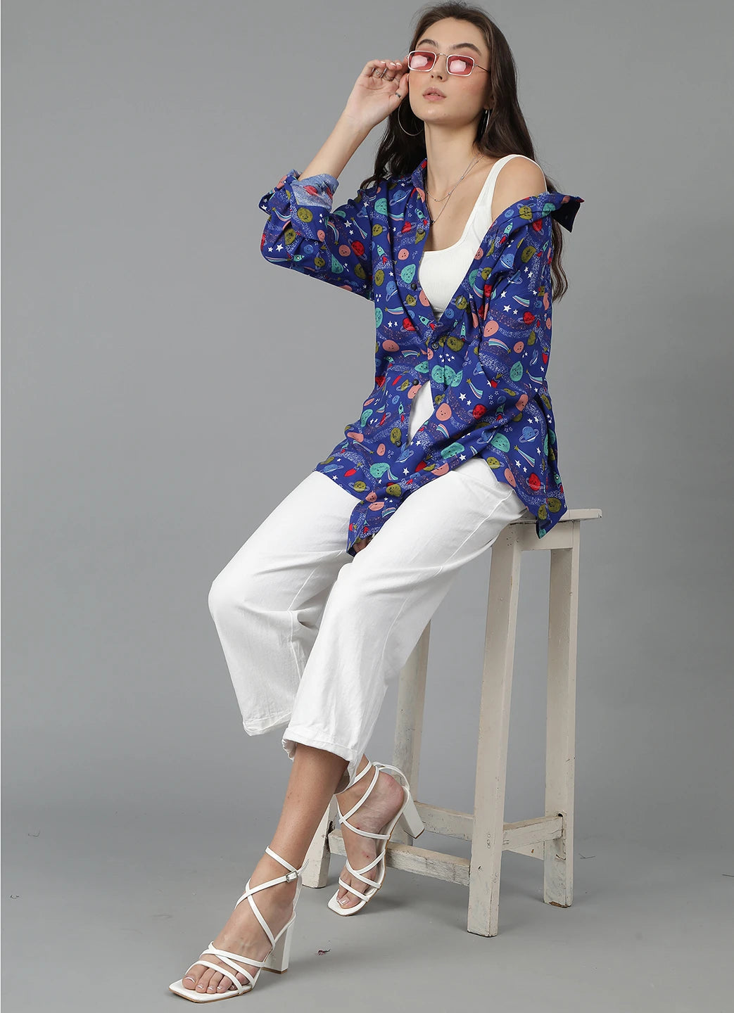 KOTTY Women Printed Casual Multicolor Shirt