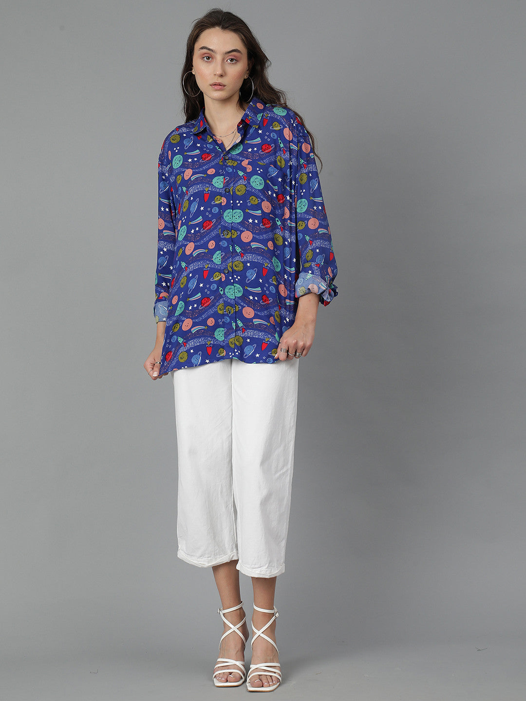 KOTTY Women Printed Casual Multicolor Shirt