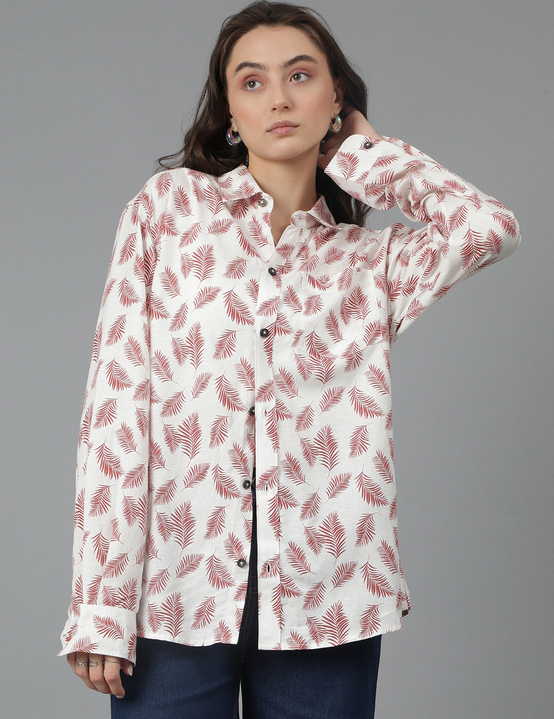 KOTTY Women Printed Casual Multicolor Shirt