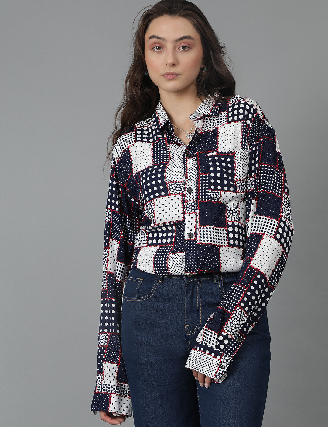 KOTTY Women Printed Casual Multicolor Shirt