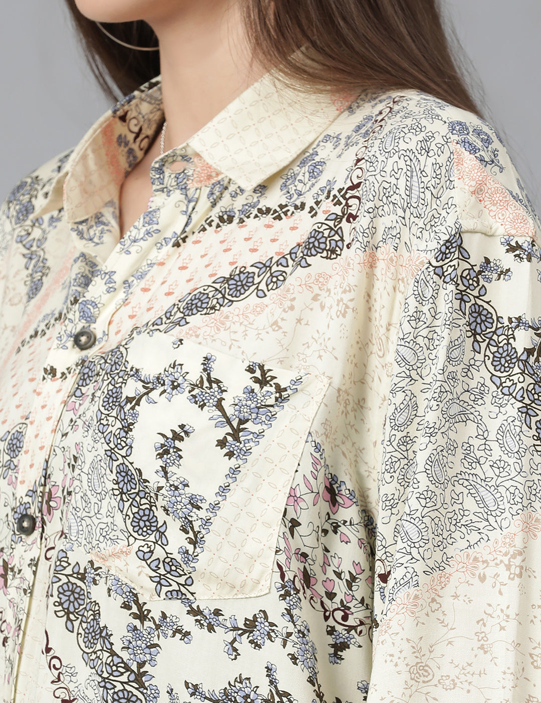 KOTTY Women Printed Casual Multicolor Shirt